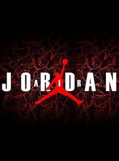 Red Jumpman Logo - FREEIOS7 | air-jordan-logo - parallax HD iPhone iPad wallpaper ...