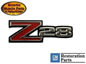 Camaro Z28 Logo - 70 71 72 73 74 CAMARO Z28 FRONT FENDER EMBLEM EMBLEMS SELF ADHESIVE ...