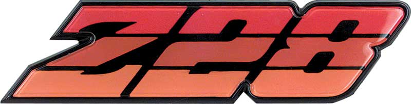 Camaro Z28 Logo - 1980 Chevrolet Camaro Parts | 14024338 | 1980-81 Camaro Orange Z28 ...