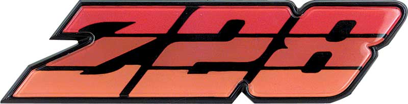 Camaro Z28 Logo - Chevrolet Camaro Parts 81 Camaro Orange Z28