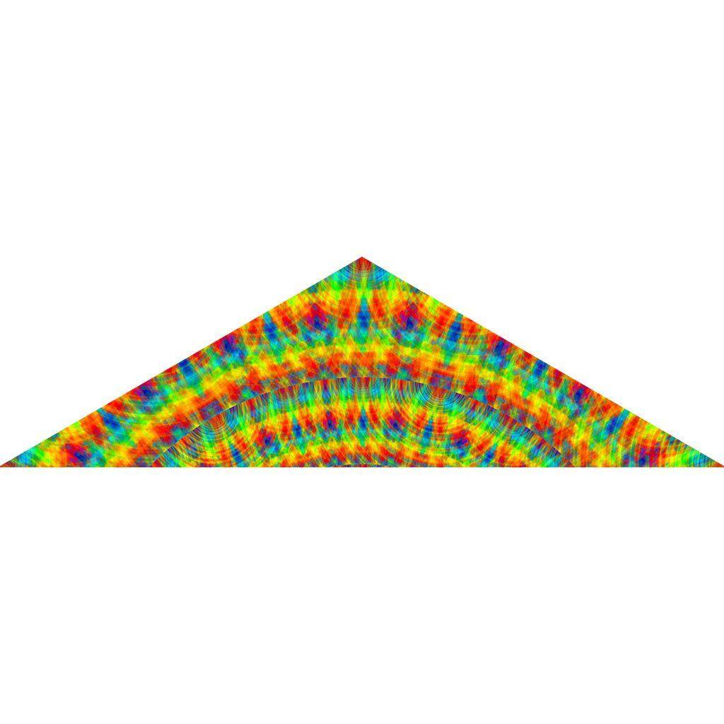Triangle Rainbow Logo - Rainbow Cave Geometric Fabric Wall Sticker (Obtuse Triangle ...
