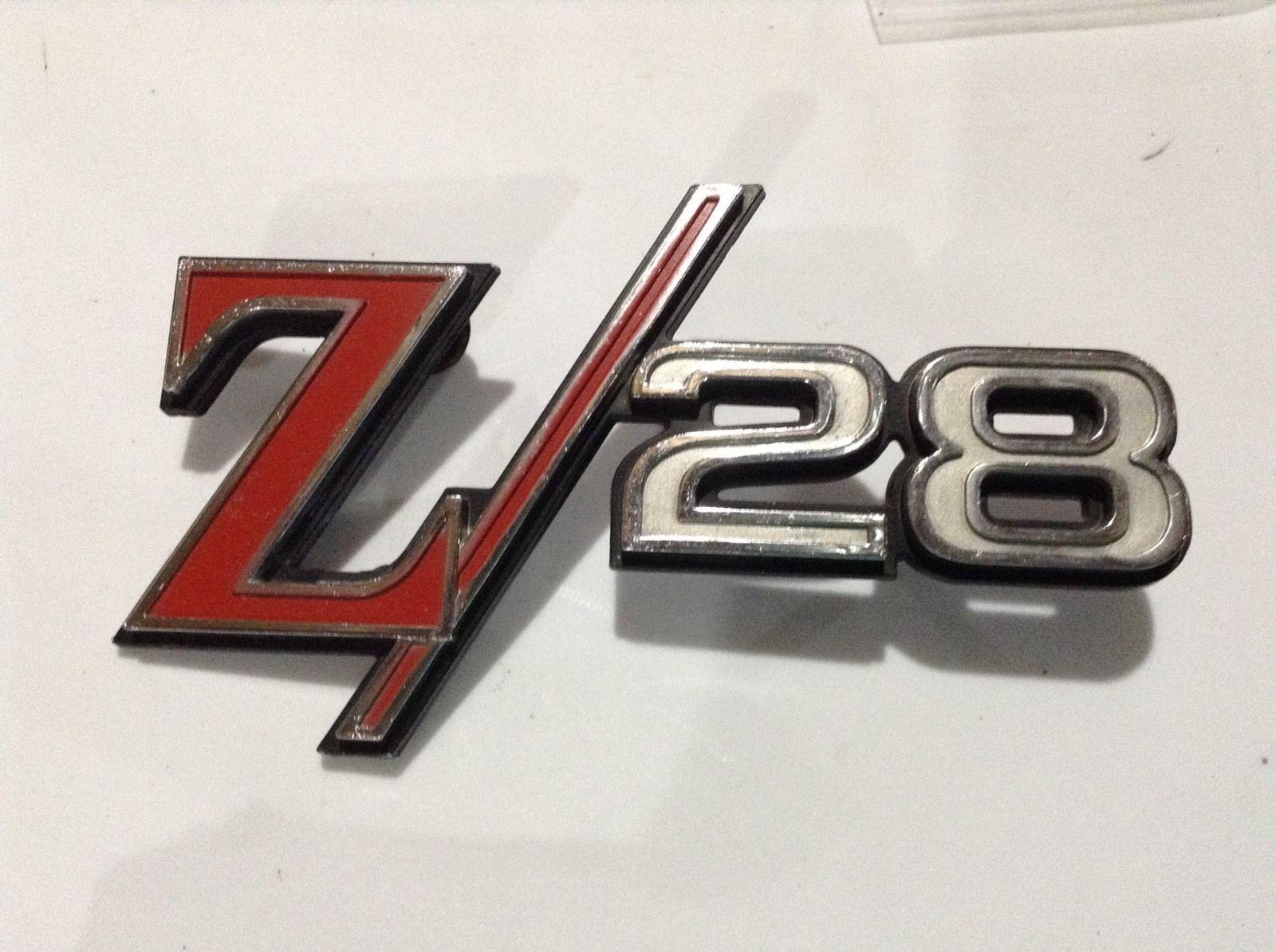 Camaro Z28 Logo - 69 CAMARO Z28 REAR TAIL PANEL EMBLEM, GM PART #8745869, USED | eBay