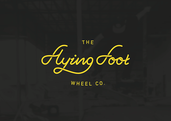 Flying Foot Logo - Flying Foot wheel Co