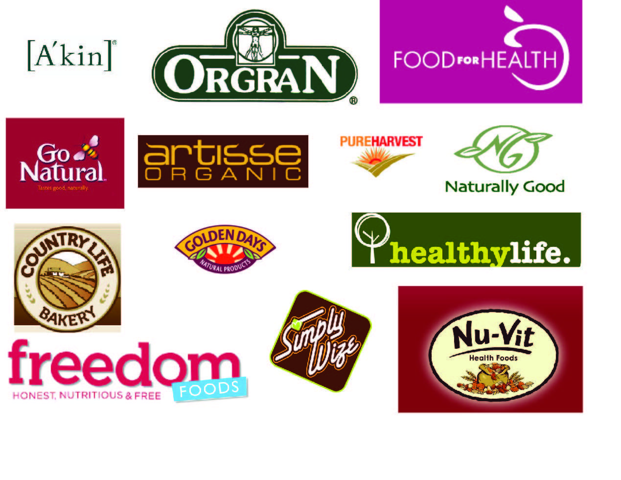 Brand Name Food Logo - Identity Systems: Health Food Logos