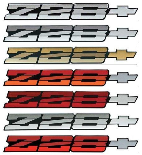 Camaro Z28 Logo - 1989 Camaro Rear Panel Emblem, Z28 Logo, Choice of Color