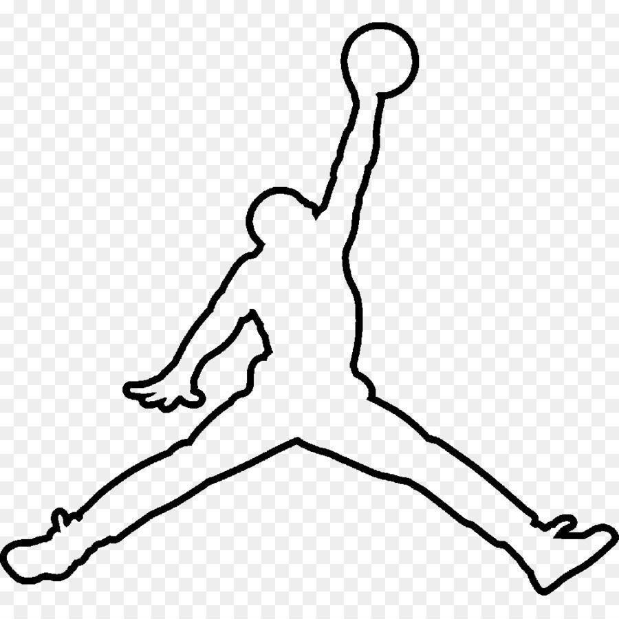 Nike Jordan Logo - Jumpman Air Jordan Logo Drawing png download*1000