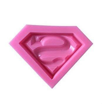 Magenta Superman Logo - Superman Superhero (Super Hero) Symbol Silicone Mold