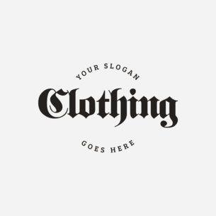 Clothing Logo - Online Logo Maker. Make Your Own Logo
