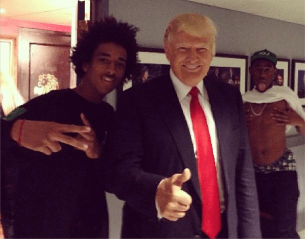 Taco Odd Future Logo - This Picture Of Tyler And Taco From Odd Future With Donald Trump Is ...