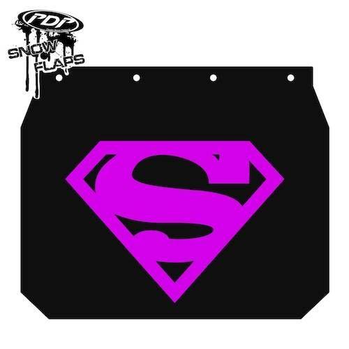 Magenta Superman Logo - Proven Design SF YAMSPM67 Snowmobile Mud Flap All Yamaha Superman