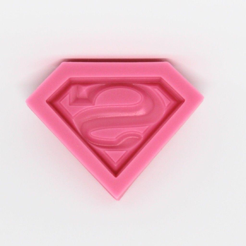 Magenta Superman Logo - Superman Logo Silicone Mould