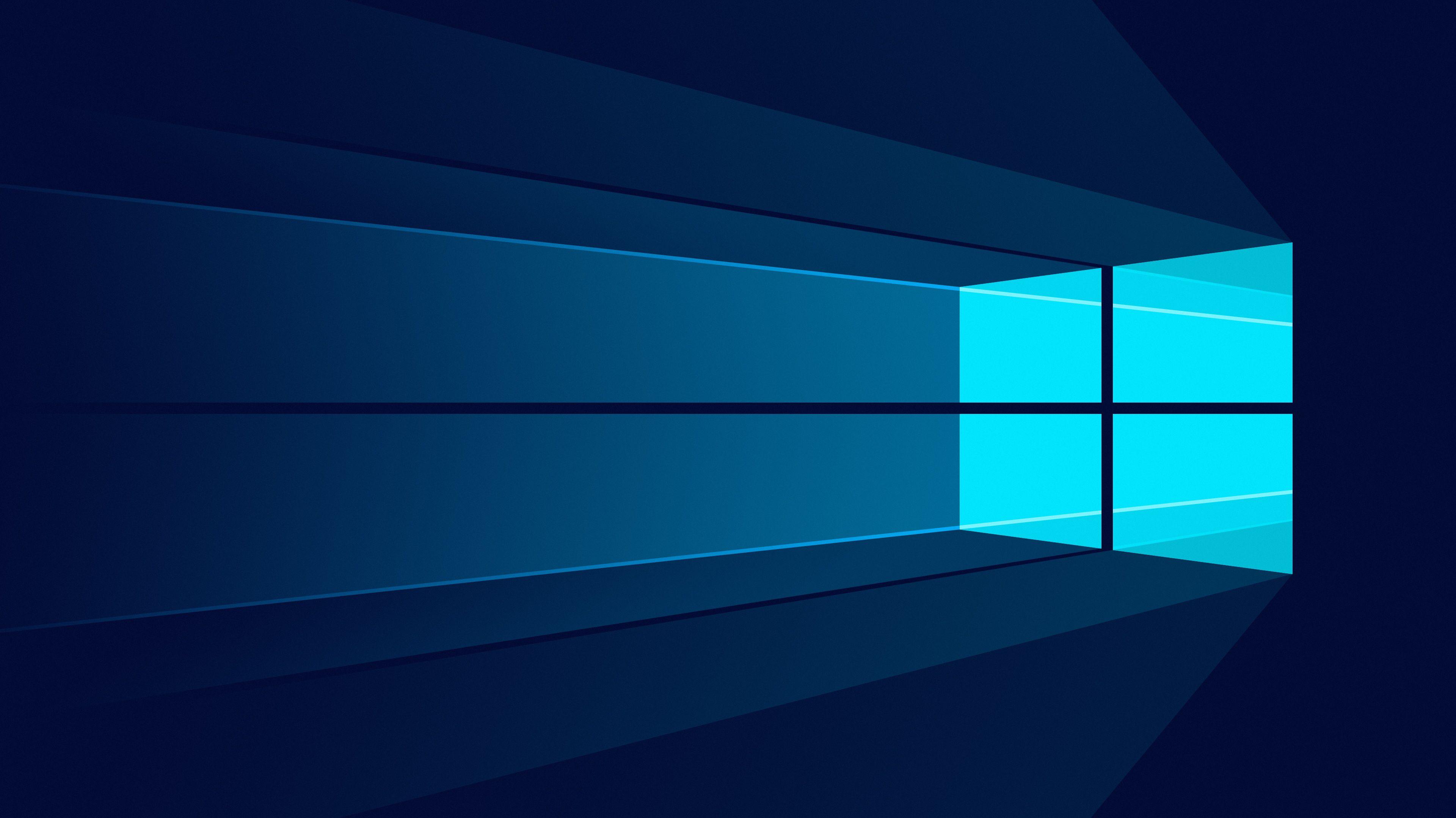 Windows Blue Logo - Microsoft, #Minimal, #Stock, #Logo, #Windows 10, #4K