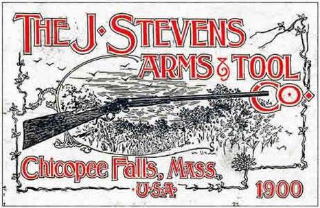 Vintage Savage Guns Logo - Stevens Arms