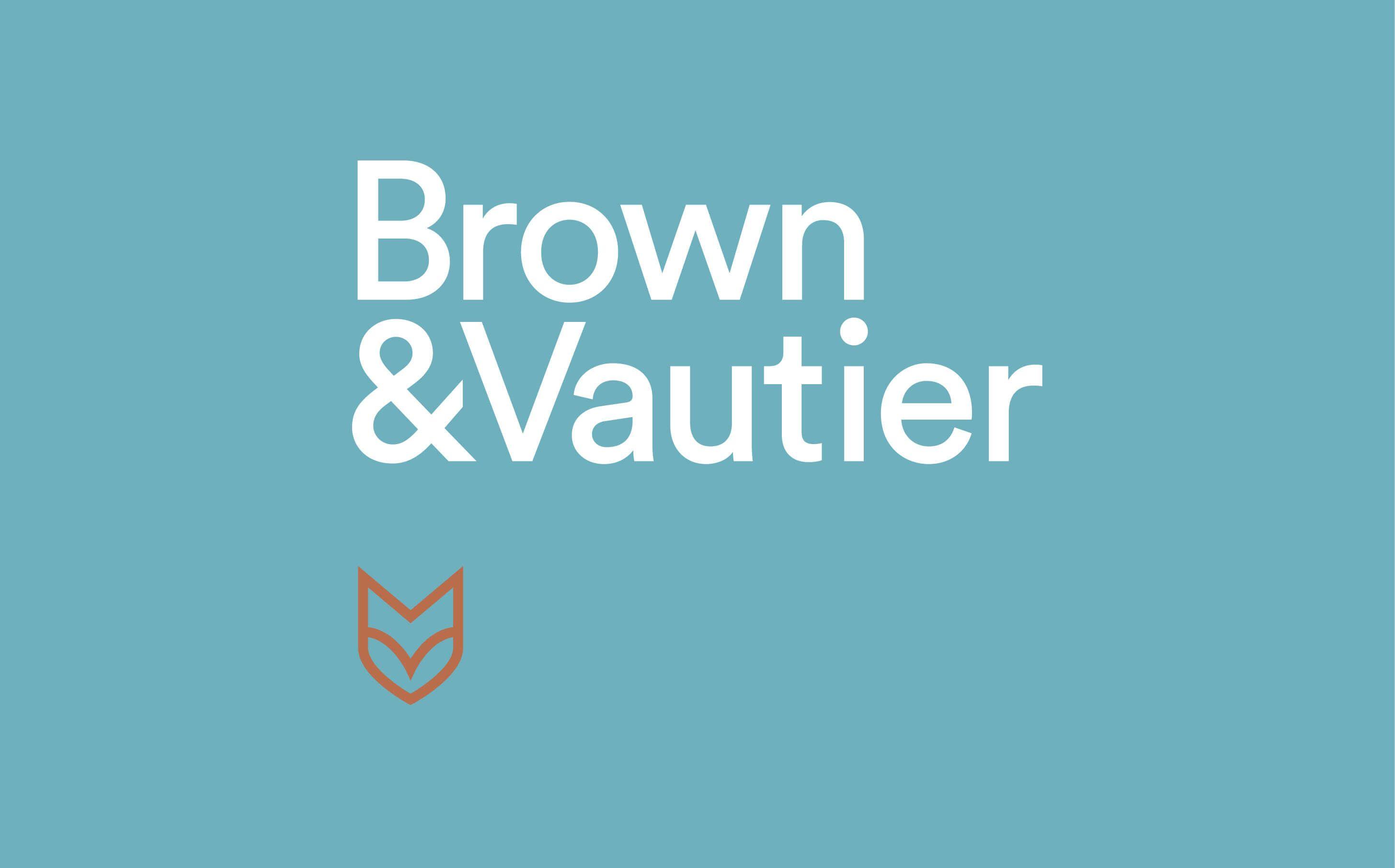 Brown and Blue Logo - Sven Zijderveld › Brown & Vautier