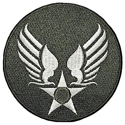 Military Eagle Logo - Amazon.com: US AIR FORCE STAR CIRCLE EAGLE WING logo Insignia ...