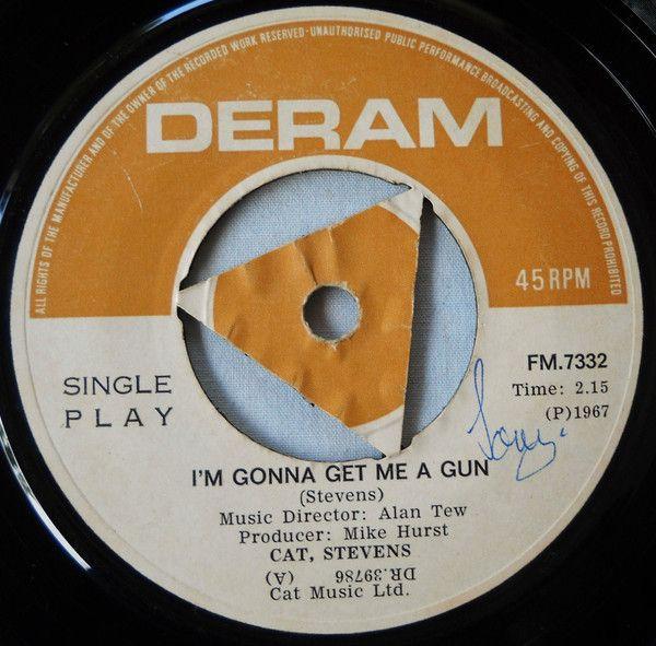 Stevens Gun Logo - Cat Stevens - I'm Gonna Get Me A Gun (Vinyl, 7