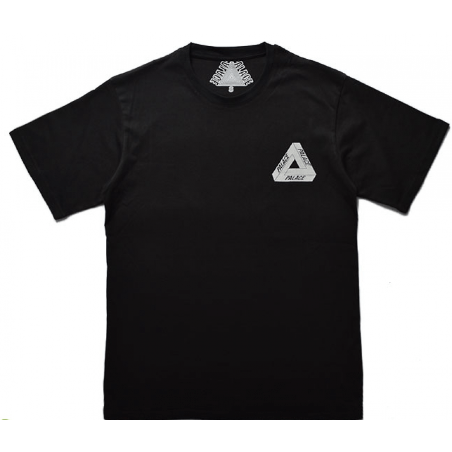 Palace Streetwear Logo - Palace Solid Triangle Logo T-Shirt (Black)