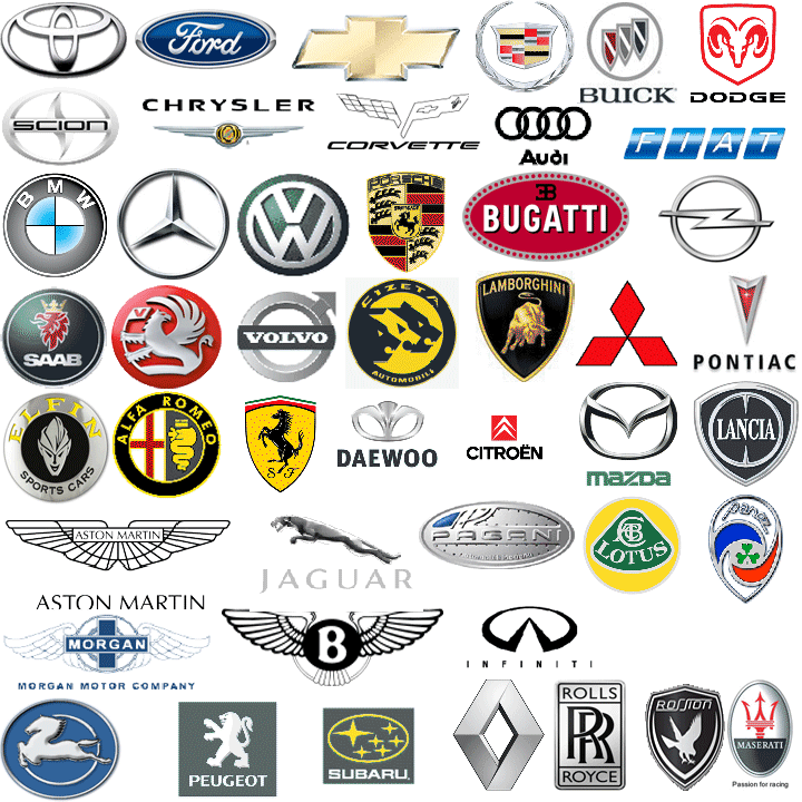 All Cars Symbols Logo - Automobile: Automobile Symbols