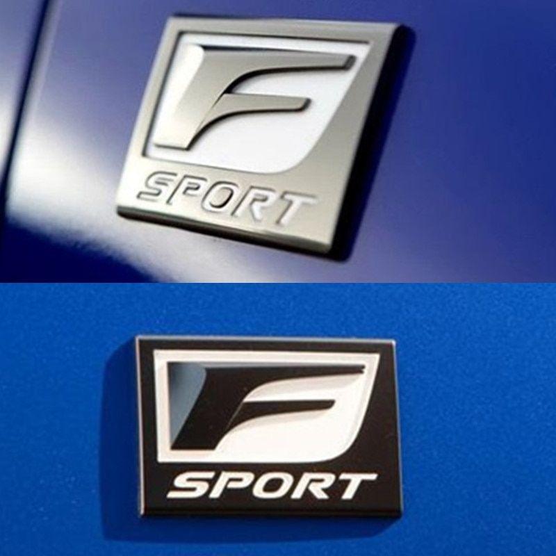 Auto Symbol Car Logo - 3D F SPORT Symbol Car Styling Auto Body Side Rear Emblem Badge ...