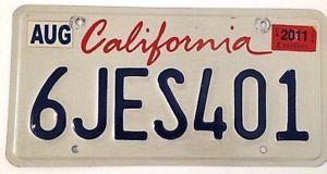 Cursive California Logo - California Cursive red Style Font License Plate with a Aug 2011