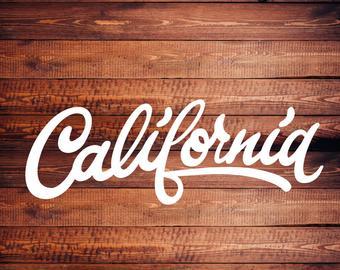 Cursive California Logo - PLF Pretty Lights Family PLF Outlined Logo Decal Sticker | Etsy