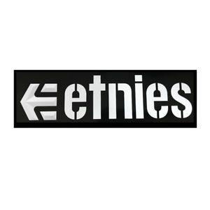 Etnies Logo - Etnies Logo Long Sticker 20cm | eBay