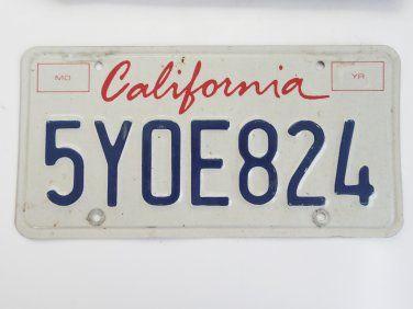 Cursive California Logo - California Lipstick Cursive Style License Plate