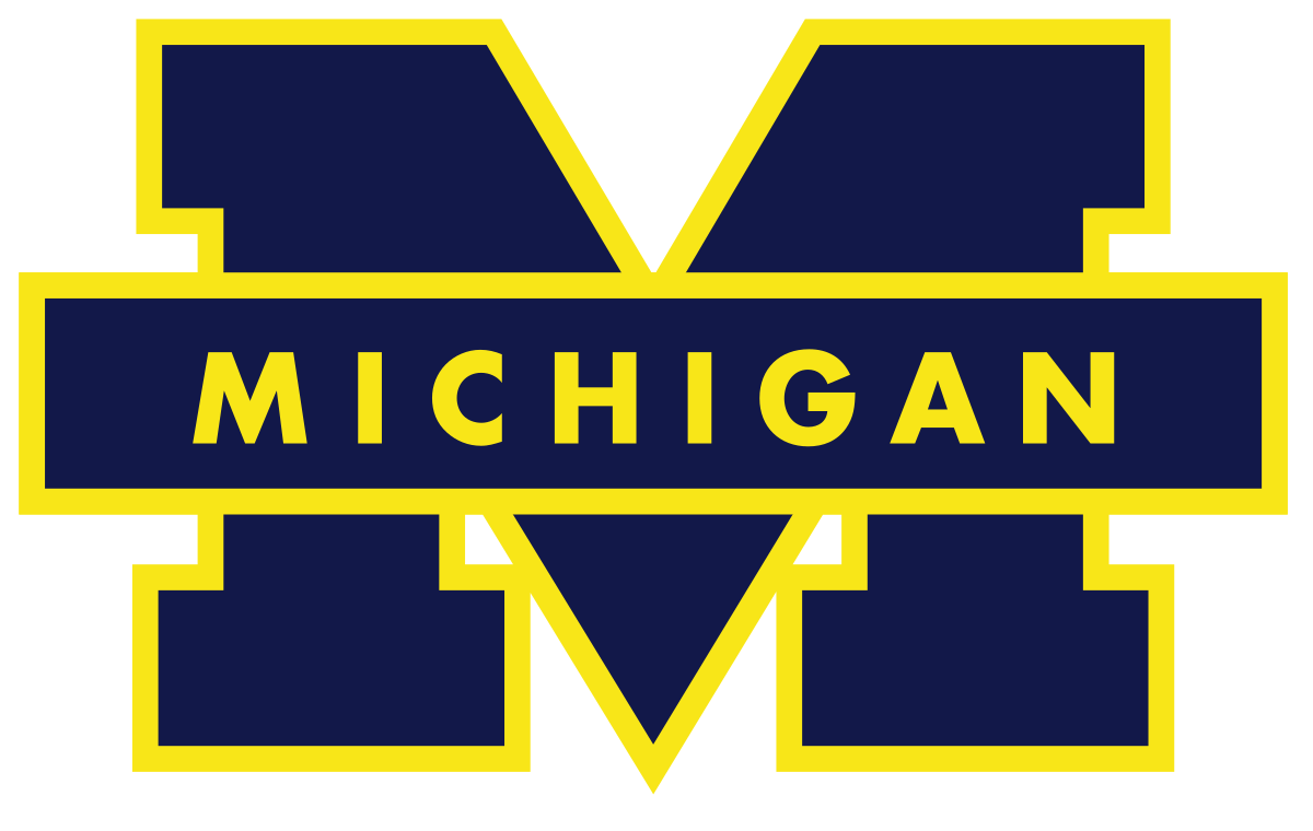 Blue Square with Yellow U Logo - 2007 Michigan Wolverines football team