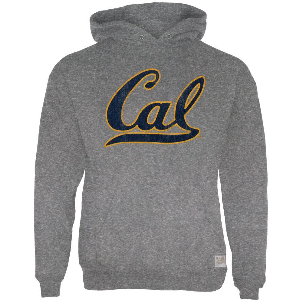 Cursive California Logo - California Bears - Distressed Cursive Cal Logo Tri-Blend Adult ...