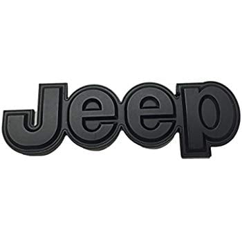 Black Jeep Logo - Amazon.com: New Black JEEP Emblem Mopar Badge/Nameplate / Decal ...