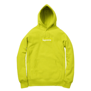 Acid Green Supreme Box Logo - Supreme Box Logo Hooded Sweatshirt - Acid Green – grails sf