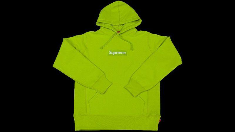 Acid Green Supreme Box Logo - 12 Coolest Supreme Box Logo Hoodies of All Time - The Trend Spotter