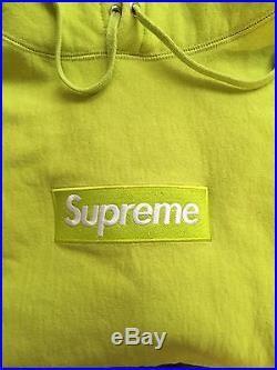 Acid Green Supreme Box Logo - Supreme box logo hoodie