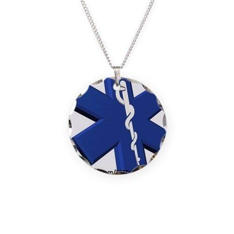 Star in Circle Logo - EMT Paramedic Logo Star Of Life Necklace Circle Ch
