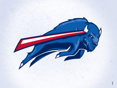 Cool Buffalo Logo - Buffalo Bills Concept Logo by Nick Slater | Dribbble | Dribbble