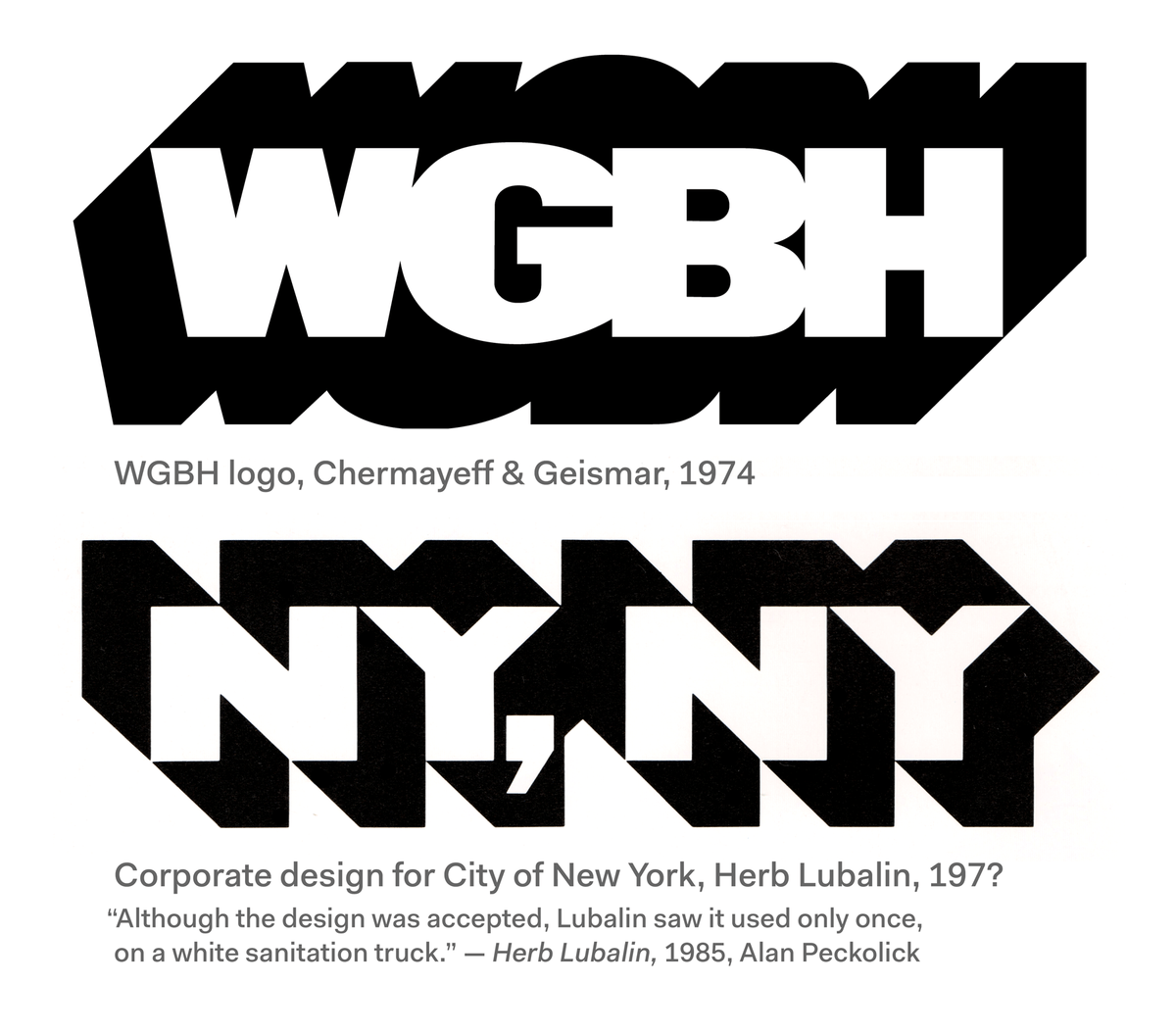 WGBH Logo - Typographica logo: Chermayeff & Geismar, 1974 NYC