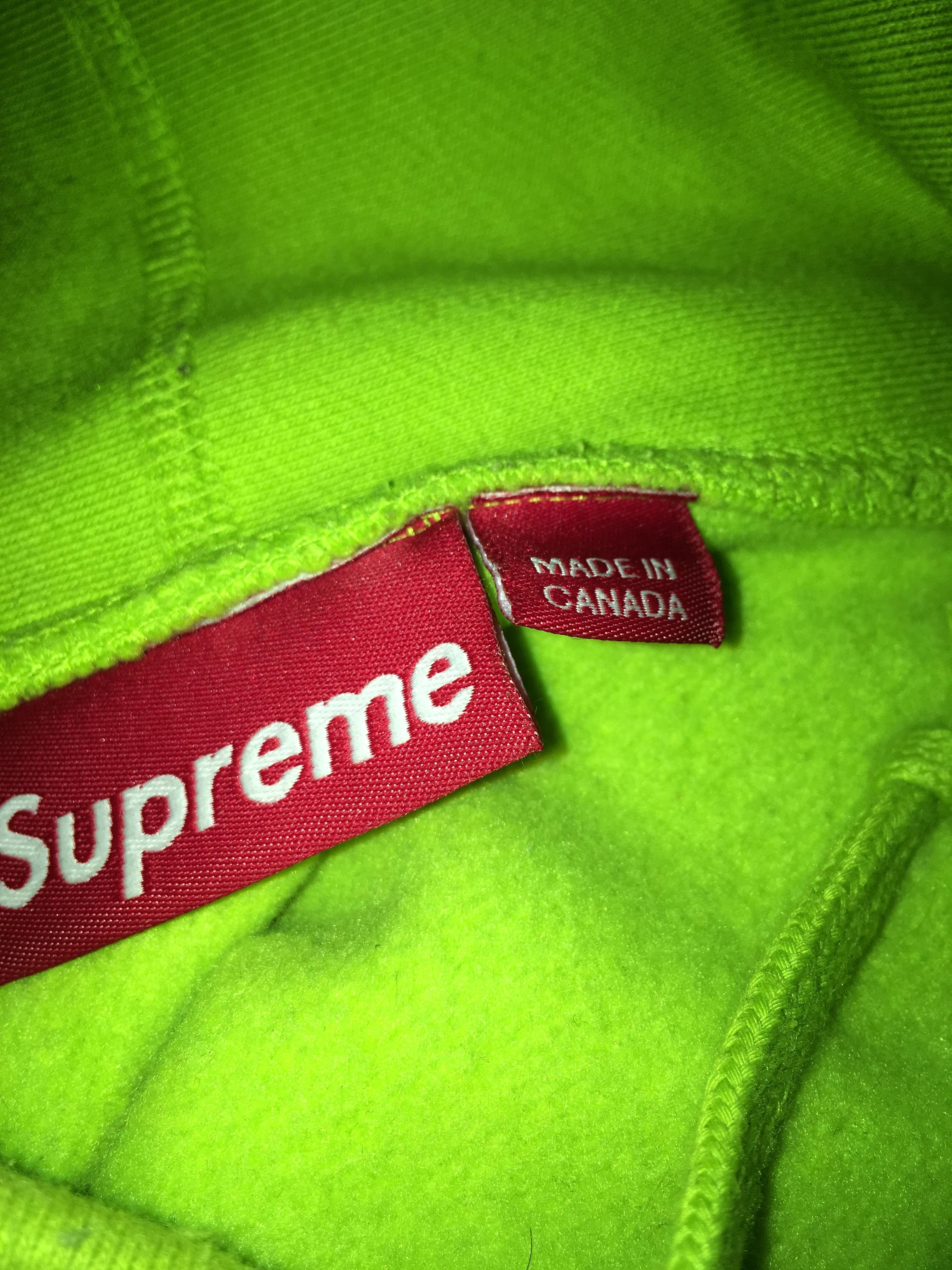 Acid Green Supreme Box Logo - supreme acid green box logo hoodie legit check - Album on Imgur