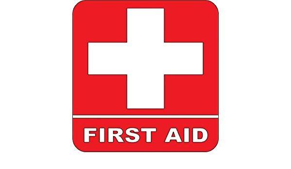 First Aid Logo - First aid Kit Emergency Symbol Logo sticker Picture Art - Peel ...