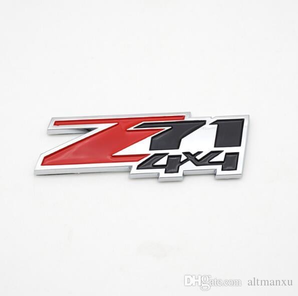 GMC Z71 Logo - Chrome For GMC Chevy Silverado Sierra Tahoe Suburban Z71 4x4