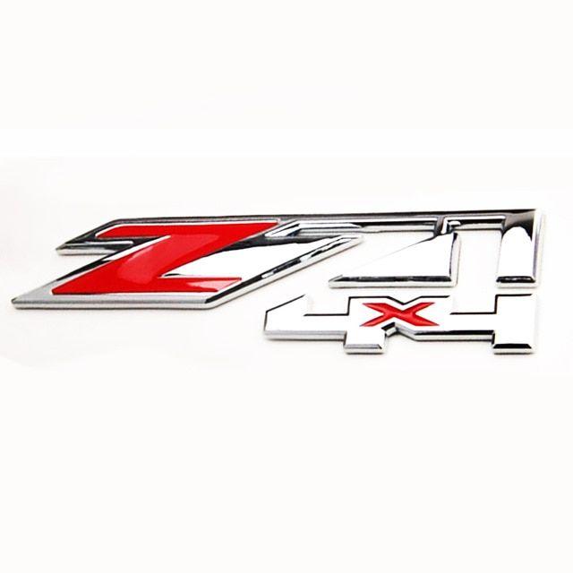 GMC Z71 Logo - Z71 4x4 Emblem Decal Car Sticker Badge New Red Chrome for Chevrolet ...