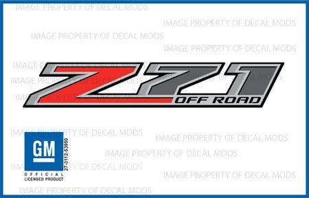 GMC Z71 Logo - set of 2: 2014 Z71 Off Road Decals - F stickers Parts Chevy ...