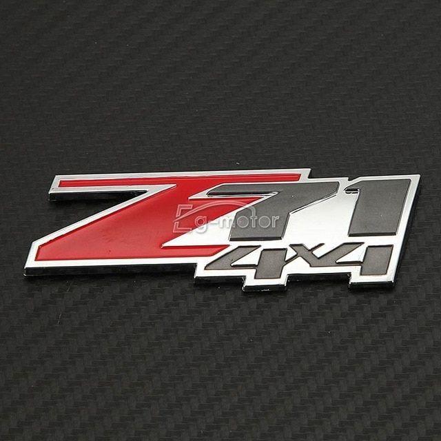 GMC Z71 Logo - red ABS 