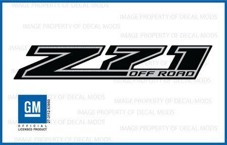 GMC Z71 Logo - Amazon.com: GMC Sierra Z71 Offroad Truck Black Blackout Stickers ...