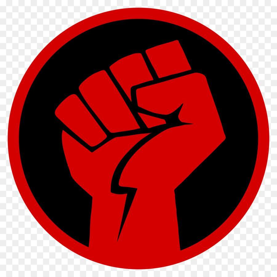 Red Fist Logo - Raised fist Clip art png download