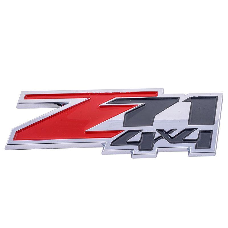 GMC Z71 Logo - MAYITR Car Styling Red Z71 4x4 Emblem Sticker Car Z71 Badge Decal ...