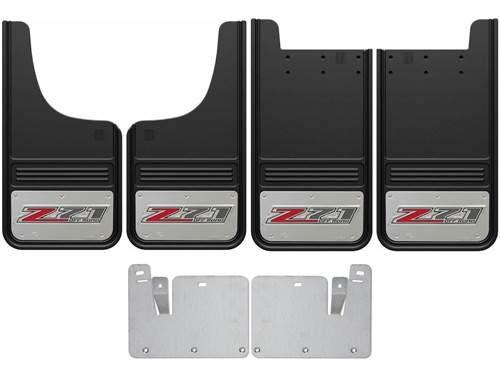 GMC Z71 Logo - 2014 2018 GMC Sierra Z71 Logo Gatorback Mud Flap Set