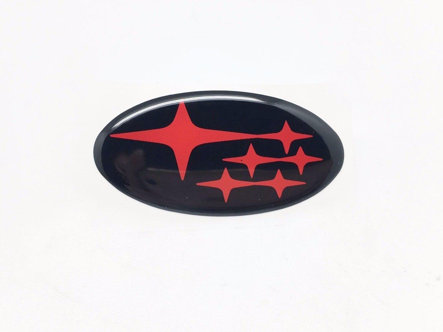 Red Subaru Logo - For 2015-up Subaru WRX STI