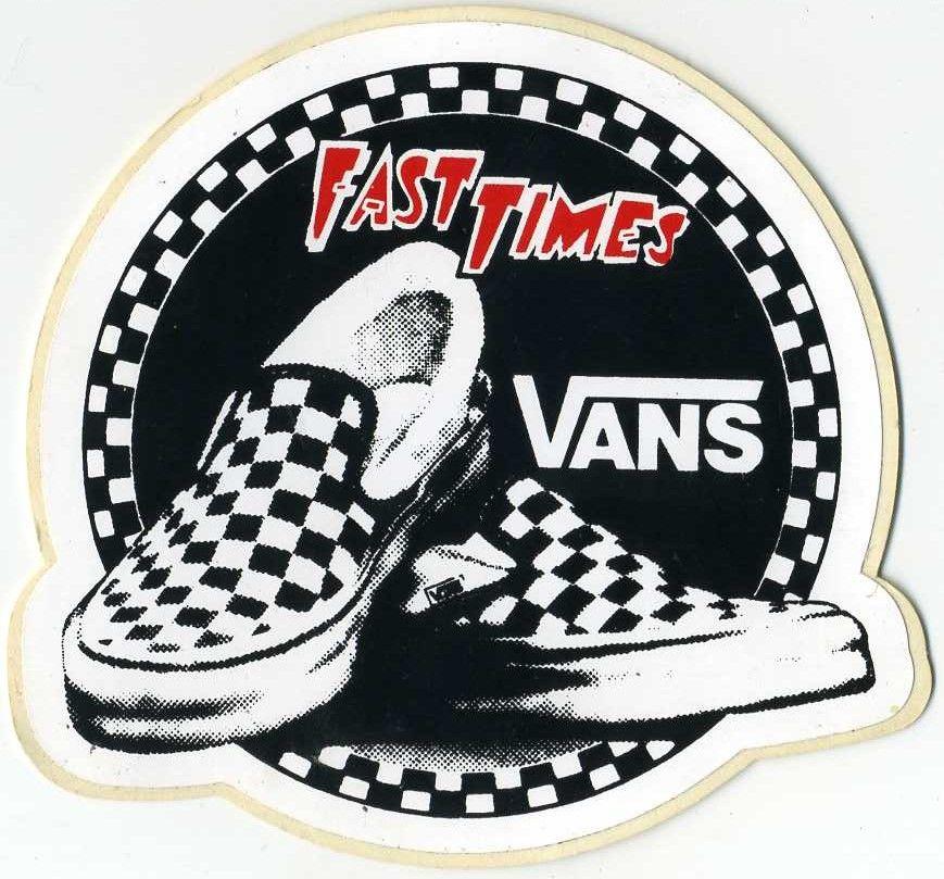 Checkerboard Vans Logo - theothersideofthepillow: vintage VANS black & white logo