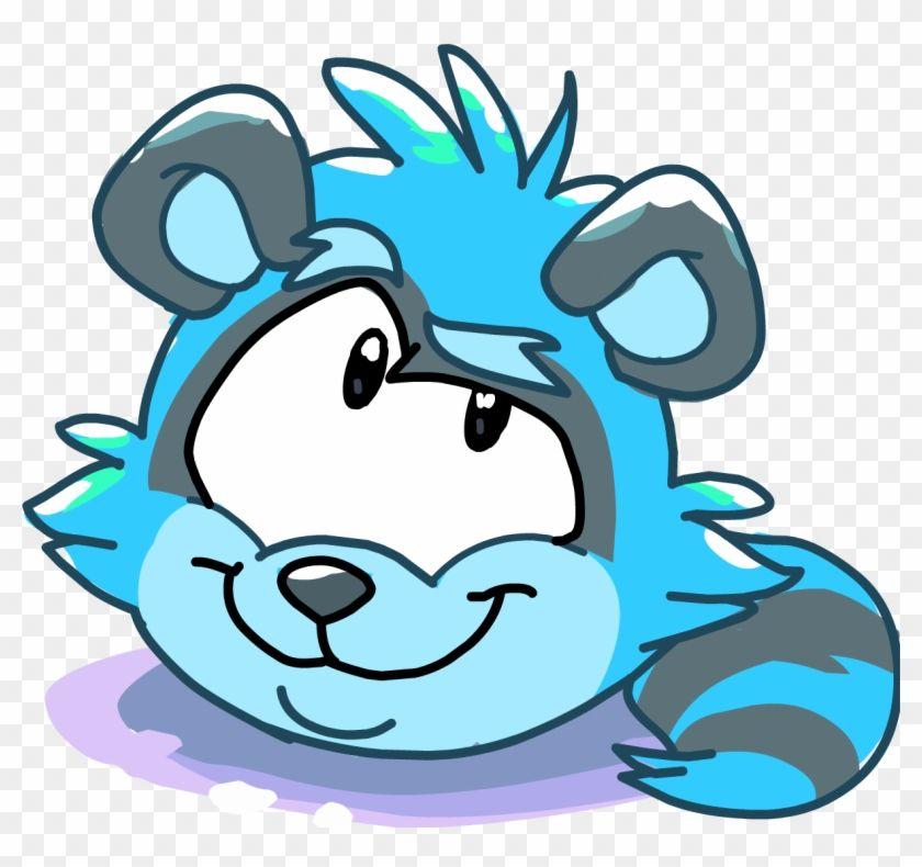 Blue Raccoon Logo - Sasquatch Story Blue Raccoon Penguin Raccoon Puffle