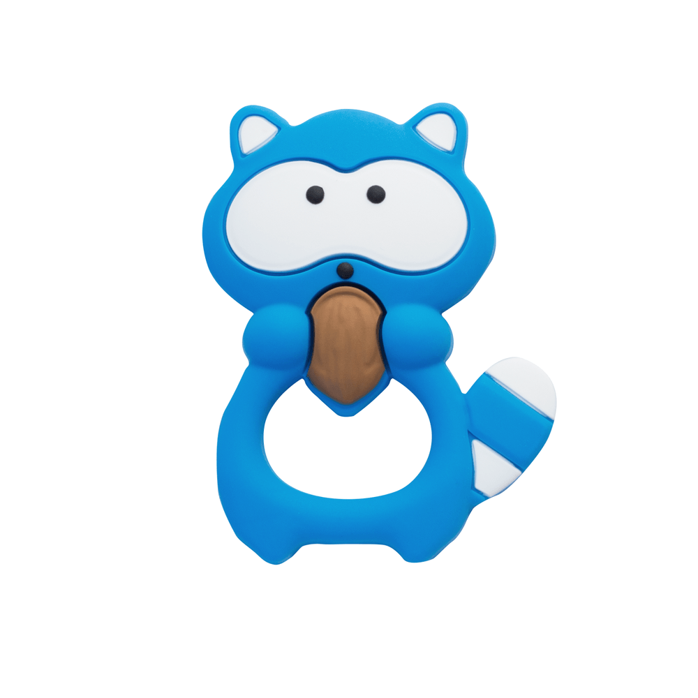 Blue Raccoon Logo - Handheld Chewable Raccoon — Stim Toys and Fidgets - Stimtastic